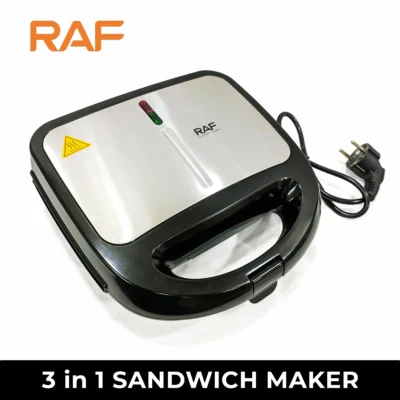 RAF 3 in 1 Sandwich Maker, Waffle Maker, Panini Grill R.540