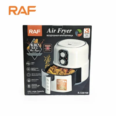 RAF Electric Air Fryer & Air Frying Machine R.5361 (White)
