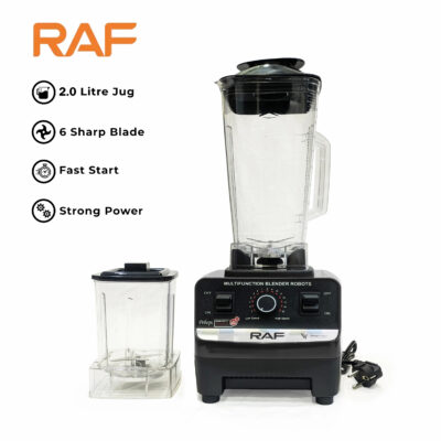 RAF Electric Jug Blender & Masala Grinder R.2809 (BLACK)