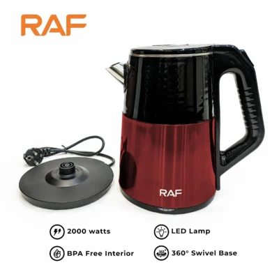 RAF Automatic Electric Kettle R.7819 (RED)