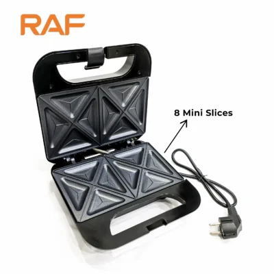RAF Sandwich Maker R.596 - 8 Mini Slices & Stainless Steel Top