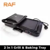 RAF 2 in 1 Baking Tray R.2695 - Grill & Griddle Plate